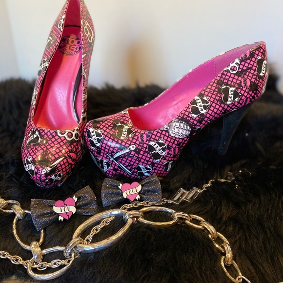 NWOT TOO FAST SHOW BOW HEEL - Picture 5 of 11